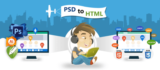 PSD to Responsive HTML